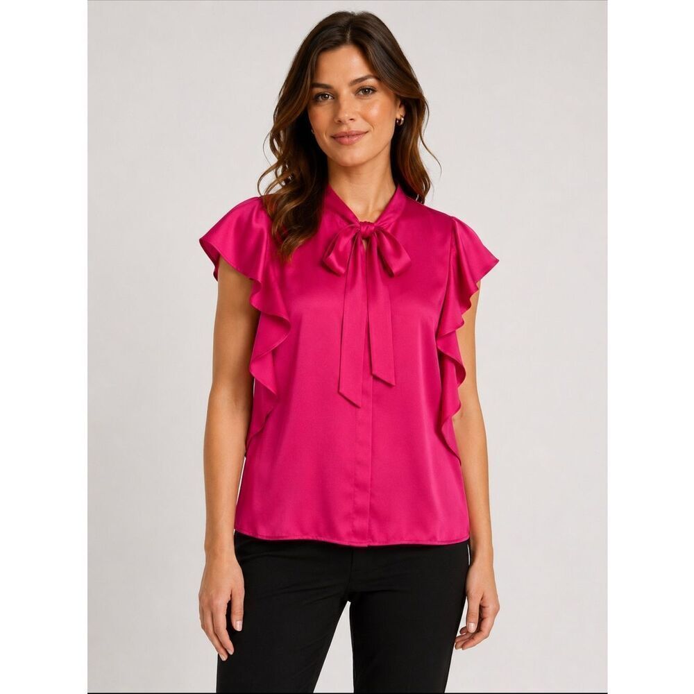 🎉5 for $45 🎉 Ann Taylor Top Blouse Shirt Size XS Pink